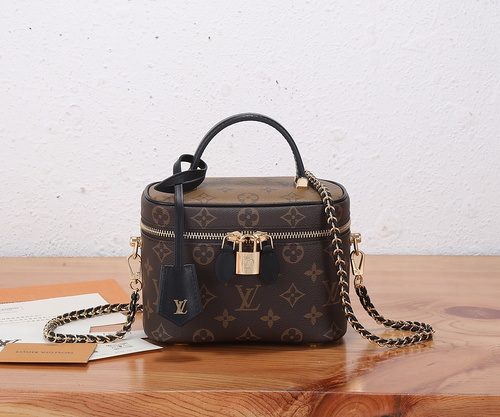 Borsa per il trucco LV Borsa da donna LV Borsa a tracolla LV importata pelle originale di alta quali