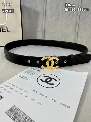 Cintura CHANEL Vendita all'ingrosso Cintura da donna Chanel Vendita all'ingrosso Vera pelle original