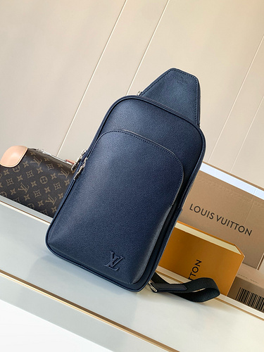 Borsa da petto LV Borsa da uomo Louis Vuitton Borsa a tracolla Louis Vuitton importata in pelle orig