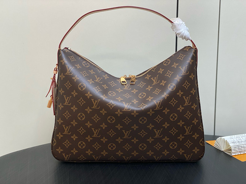 Borsa da ascella LV Borsa da donna LV Borsa a tracolla LV realizzata in pelle originale di alto live