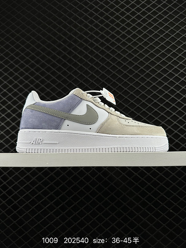 2C0G0G Nike Air Force 1D 0G7 Air Force One scarpe da tavolo sportive casual versatili basse con pres