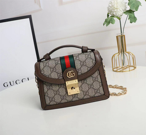 Borsa GUCCI Borsa da donna Gucci Borsa a tracolla Gucci importata pelle bovina originale di alta qua