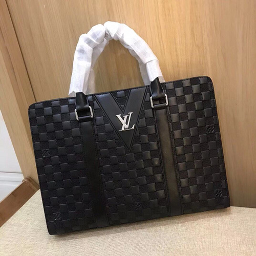 Valigetta LV Borsa da uomo LV La borsa a tracolla LV adotta pelle bovina originale importata, qualit