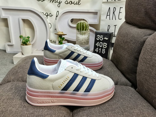 41D8D Adidas ORIGINALS Gazelle Bold W IE65X0G8 Trifoglio a tre foglie Fondo spesso a tre strati Fond