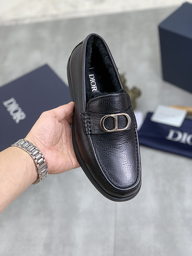 Scarpe da uomo Dior foderate in lana codice C2 Taglia394438 4 personalizzata