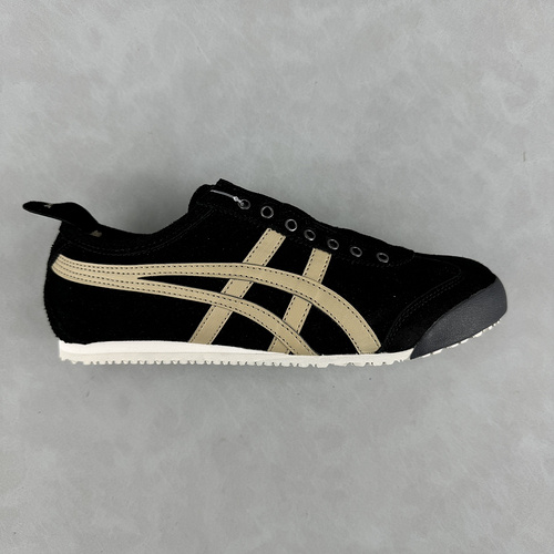 1D40G Onitsuka Tiger MEXICO 66 SlipOn in pelle scamosciata retrò sportive antiscivolo leggere scarpe