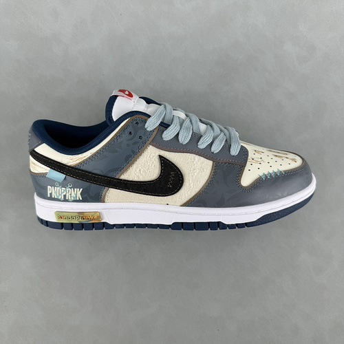 2C5X0G Scarpe da ginnastica personalizzate Nike Dunk Low Panda Mischief Sea Age Exploration Board Sc