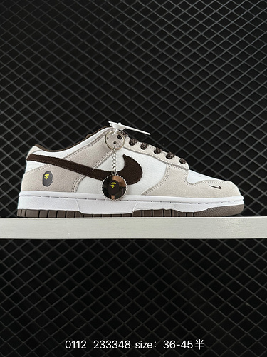 2C40G Bape x Nike Dunk Low Pig Eight Brown Hook Questo prodotto sostiene la rottura dei tradizionali