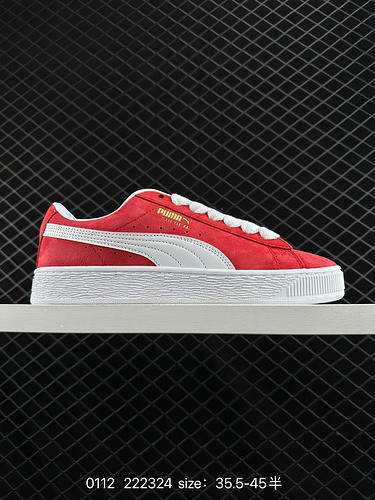 1D2C0G Puma SUEDE SKATE taglio basso retrò leggero traspirante antiscivolo e ammortizzante scarpe ca