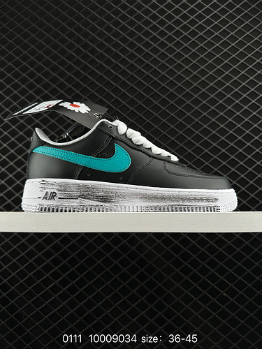 1D70G Nike AIR FORCE 1D0G7 Air Force One scarpa da tavolo sportiva casual versatile e bassa con pres