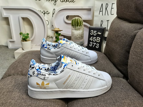 373D Adidas Originals SUPERSTAR H0G0G1D86 Shell Head Classico Versatile Casual Scarpe da tavolo spor