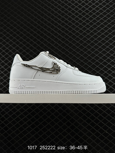 1D1D0G Nike AIR FORCE 1D0G7 Air Force One scarpa da tavolo sportiva casual versatile e bassa con pre