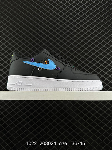 1D2C0G Nike AIR FORCE 1D0G7 Air Force One scarpa da tavolo sportiva casual versatile e bassa con pre