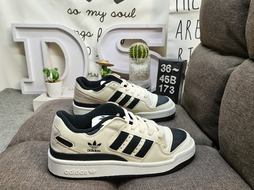 1D73D Adidas FORUM LOW CL scarpe da tavolo sportive casual alla moda versatili e basse si basano sul