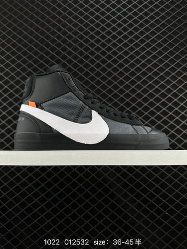 1D60G Edizione limitata Off White x Nike Blazer Mid All Hallows Eve Trail Blazer Classic Mid Top Sca