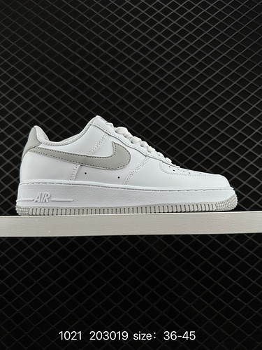 9E5X Nike AIR FORCE 1D0G7 Air Force One scarpa da tavolo sportiva casual versatile e bassa con prest