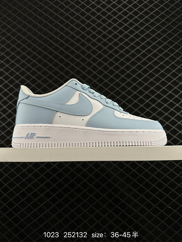 1D60G Nike AIR FORCE 1D0G7 Air Force One scarpa da tavolo sportiva casual versatile e bassa con pres