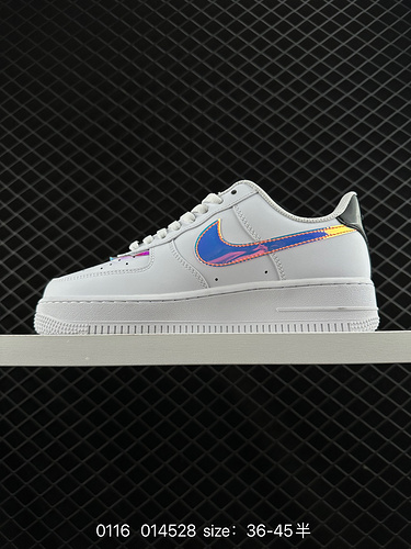 1D40G Nike AIR FORCE 1D0G7 Air Force One scarpa da tavolo sportiva casual versatile e bassa con pres