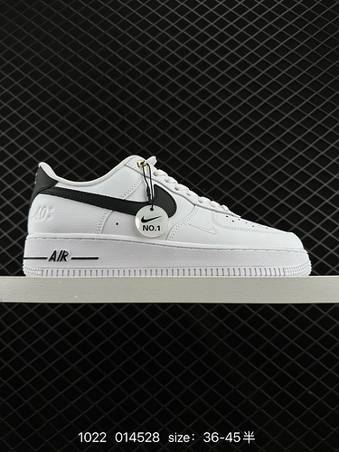 1D40G Nike AIR FORCE 1D0G7 Air Force One scarpa da tavolo sportiva casual versatile e bassa con pres