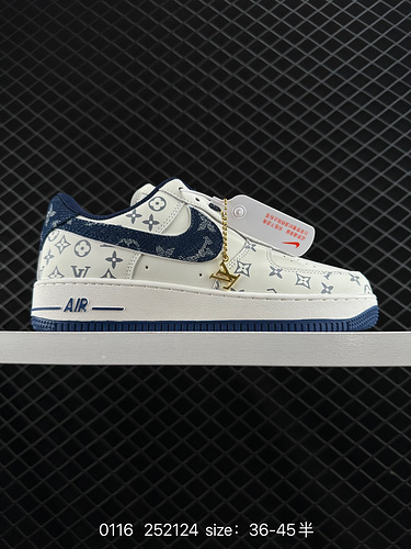 1D2C0G Nike Air Force 1D Low Air Force One scarpa da tavolo sportiva casual versatile con top basso 