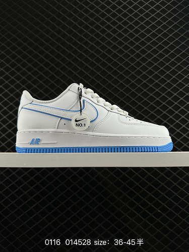 1D40G Nike AIR FORCE 1D0G7 Air Force One scarpa da tavolo sportiva casual versatile e bassa con pres