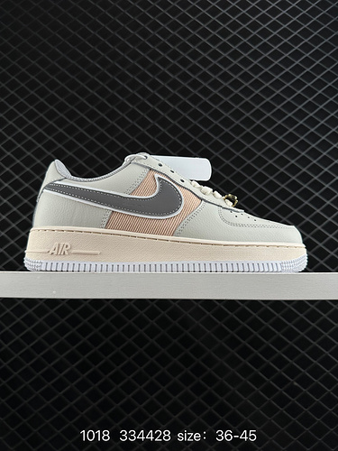 1D40G Nike AIR FORCE 1D0G7 Air Force One scarpa da tavolo sportiva casual versatile e bassa con pres