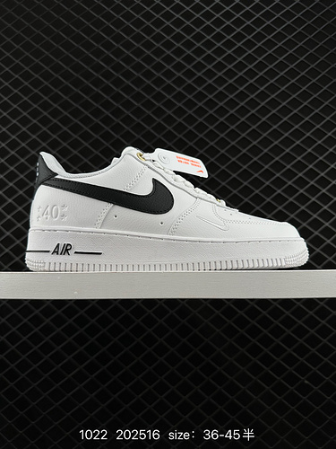 80G Nike AIR FORCE 1D0G7 Air Force One Scarpe da ginnastica casual versatili dal taglio basso con pr