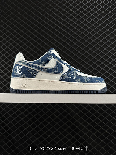 1D1D0G Nike AIR FORCE 1D0G7 Air Force One scarpa da tavolo sportiva casual versatile e bassa con pre