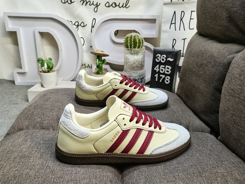 1D78DAdidas SAMBA OG IG1D9E87 Classic Originals di quasi 70G anni fa La pelle scamosciata originale 