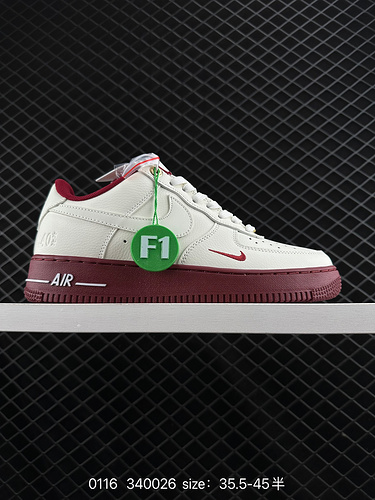 1D30G Nike AIR FORCE 1D0G7 Air Force One scarpa da tavolo sportiva casual versatile e bassa con pres