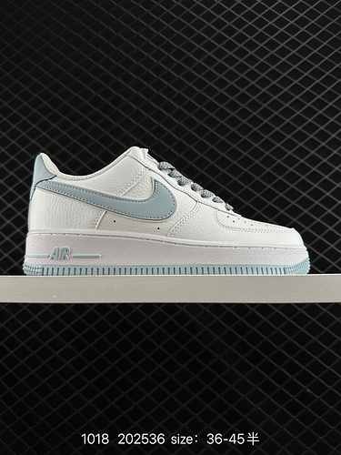 1D80G Nike AIR FORCE 1D0G7 Air Force One scarpa da tavolo sportiva casual versatile e bassa con pres