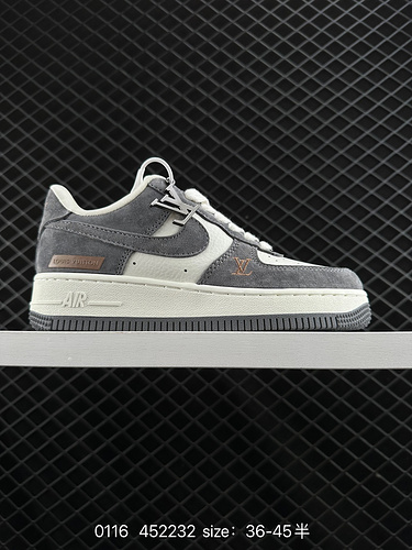 1D60G Nike AIR FORCE 1D0G7 Air Force One scarpa da tavolo sportiva casual versatile e bassa con pres