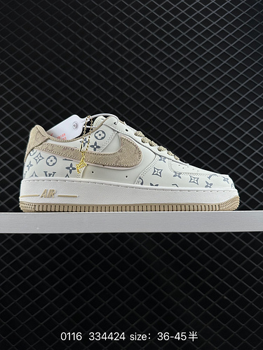 1D2C0G Nike AIR FORCE 1D0G7 Air Force One scarpa da tavolo sportiva casual versatile e bassa con pre