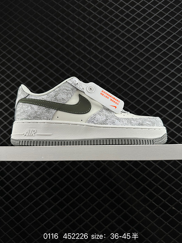 1D30G Nike AIR FORCE 1D0G7 Air Force One scarpa da tavolo sportiva casual versatile e bassa con pres