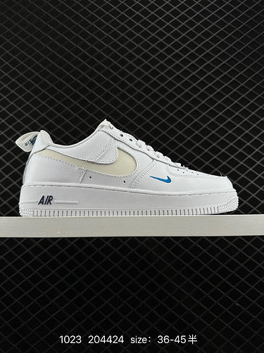 1D2C0G Nike AIR FORCE 1D0G7 Air Force One scarpa da tavolo sportiva casual versatile e bassa con pre