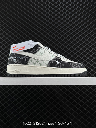 1D2C0G Nike AIR FORCE 1D0G7 Air Force One scarpa da tavola sportiva casual versatile e bassa con pre