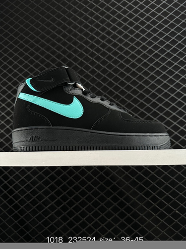 1D2C0G Nike AIR FORCE 1D MID 0G7 Air Force One Sneaker casual versatile e alta Tiffany Mid Class Amm