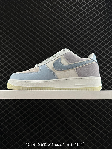 1D60G Nike AIR FORCE 1D0G7 Air Force One scarpa da tavolo sportiva casual versatile e bassa con pres