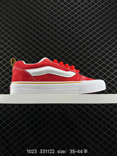 1D1D0G nuova combinazione di colori ️ Le scarpe cinesi per il pane rosso sono qui Vans KnuSkool VR3 