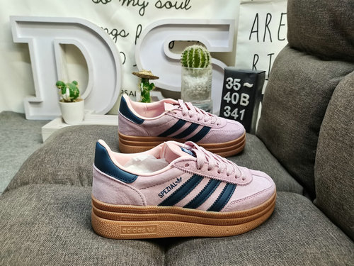 341DD Adidas HANDBALL SPZL Tre foglie di trifoglio Fondo spesso Basso Top Retro Versatile Scarpe da 