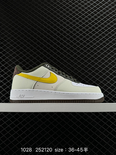 1D0G0G Nike AIR FORCE 1D0G7 Air Force One scarpa da tavolo sportiva casual versatile e bassa con pre