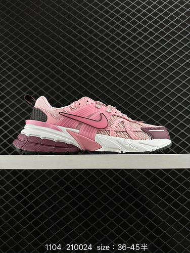 1D2C0G Nike Wmns V2CK Runtekk LowBianco Grigio Rosa Retro Trendy Series Future Retro Dad Style Versa