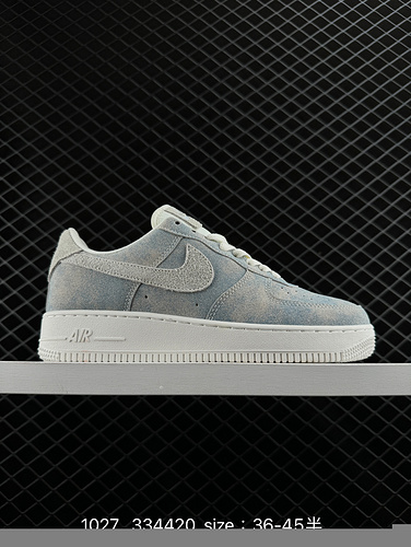 1D0G0G Nike AIR FORCE 1D0G7 Air Force One scarpa da tavolo sportiva casual versatile e bassa con pre