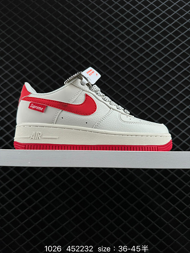 1D60G Nike AIR FORCE 1D0G7 Air Force One scarpa da tavolo sportiva casual versatile e bassa con pres