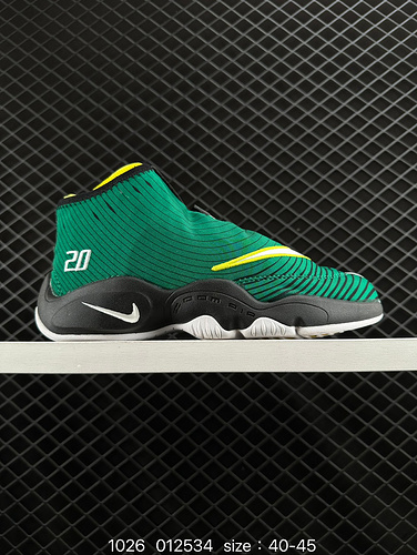 1D70G Nike Zoom Flight 9E8 The Glove Sole Collector Sonic Wave Nike Comode scarpe da basket retrò co