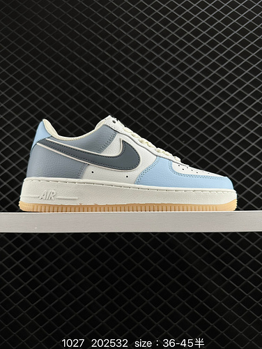 1D60G Nike AIR FORCE 1D0G7 Air Force One scarpa da tavolo sportiva casual versatile e bassa con pres