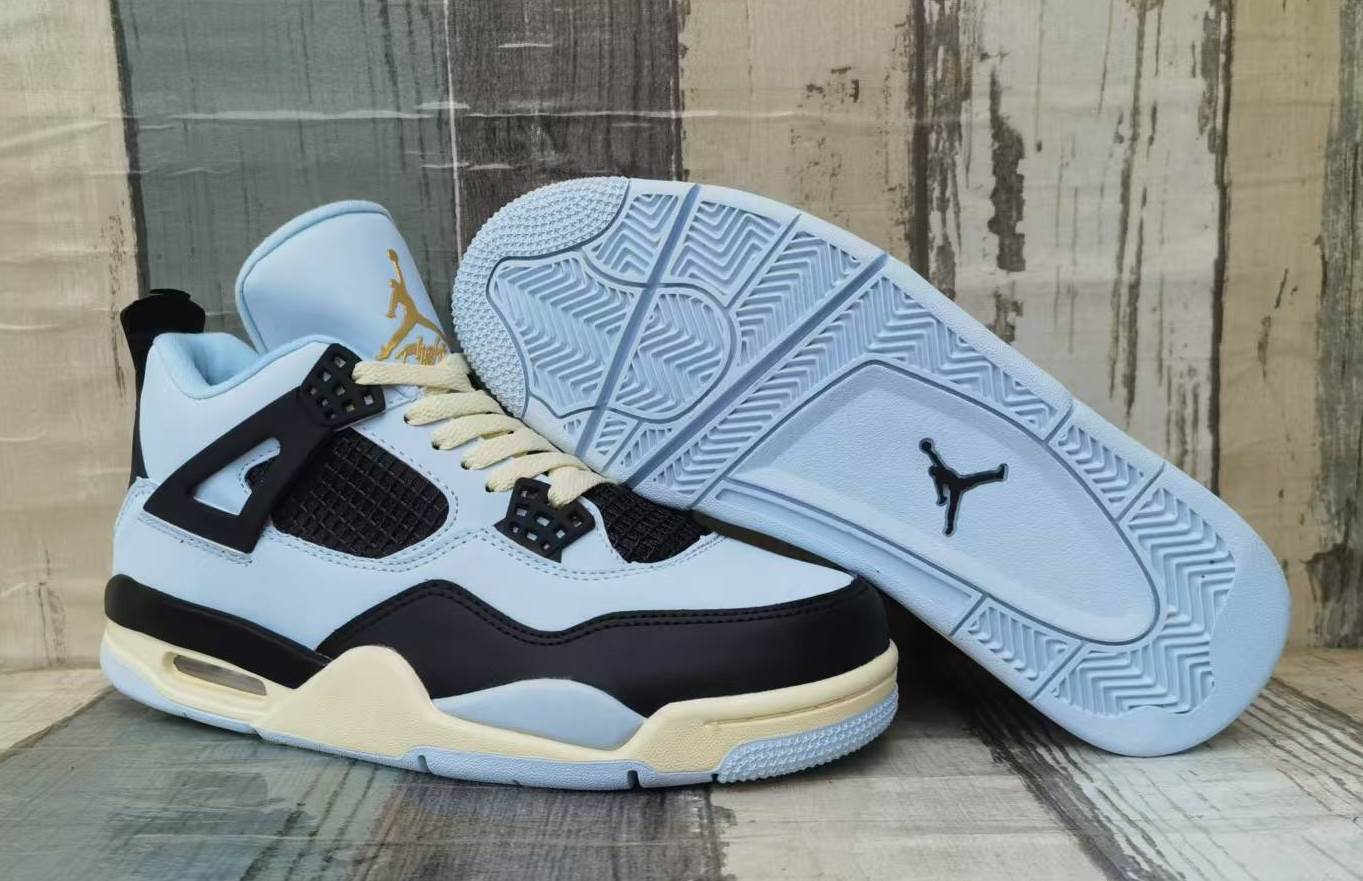 JORDAN 4 浅兰黑 男鞋 40--47