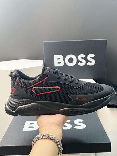 Codice scarpa da uomo BOSS 7B6 Taglia38444 Personalizzata