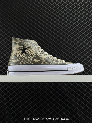 1D30G Stussy x Converse ALL STAR CHUCK 70G Converse Serpentine Moda Versatile antiscivolo Scarpe di 