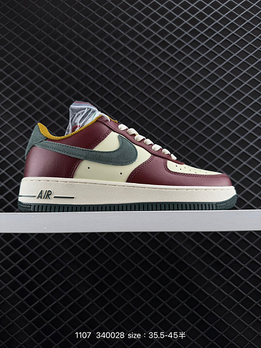 1D40G Nike AIR FORCE 1D0G7 Air Force One scarpa da tavola sportiva casual versatile e bassa con pres